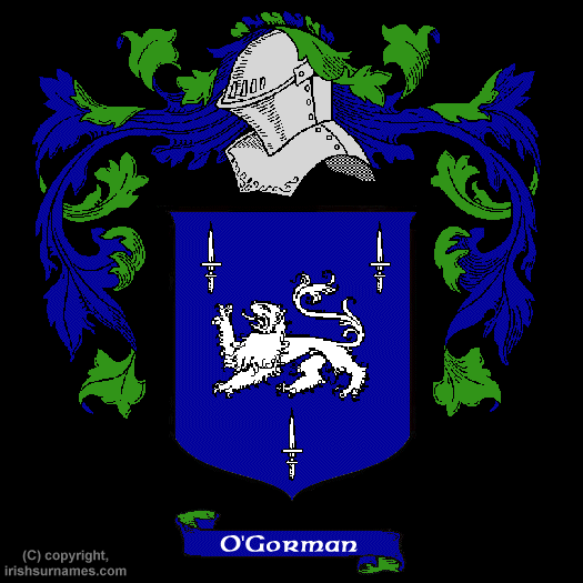 Ogorman Coat of Arms, Family Crest - Click here to view