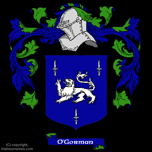 O'Gorman Family Crest, Click Here to get Bargain O'Gorman Coat of Arms Gifts