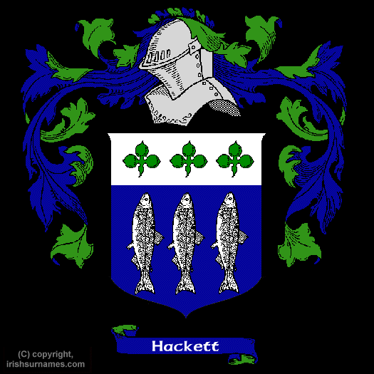 Hackett Family Crest, Click Here to get Bargain Hackett Coat of Arms Gifts