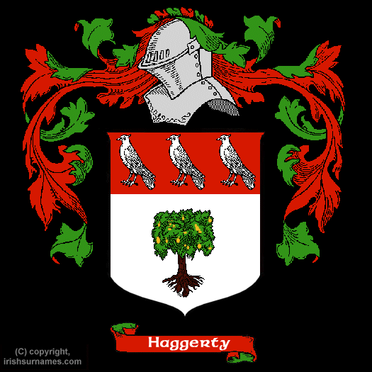 Haggerty Coat of Arms, Family Crest - Click here to view