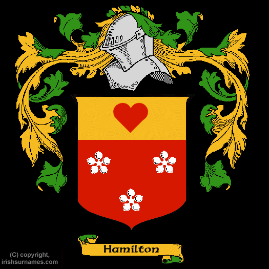 Hamilton Coat of Arms, Family Crest - Click here to view