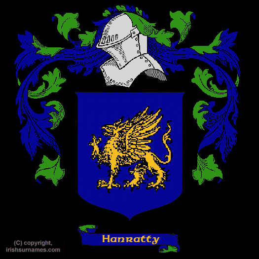 Hanratty Family Crest, Click Here to get Bargain Hanratty Coat of Arms Gifts