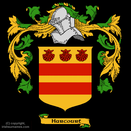 Harcourt Coat of Arms, Family Crest - Click here to view