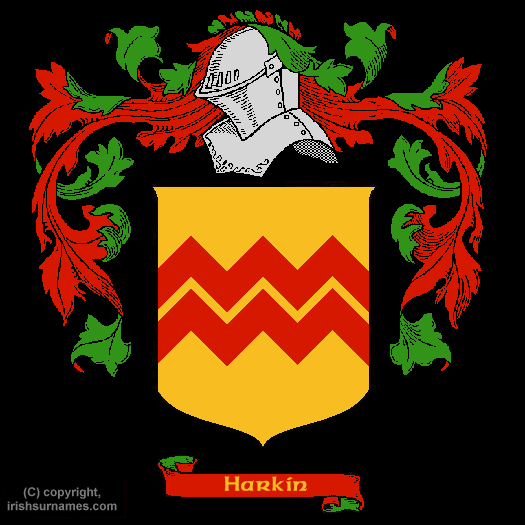 Harkin Family Crest, Click Here to get Bargain Harkin Coat of Arms Gifts