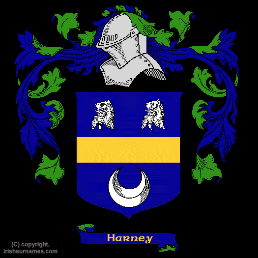 Harney / Coat of Arms, Family Crest - Click here to view