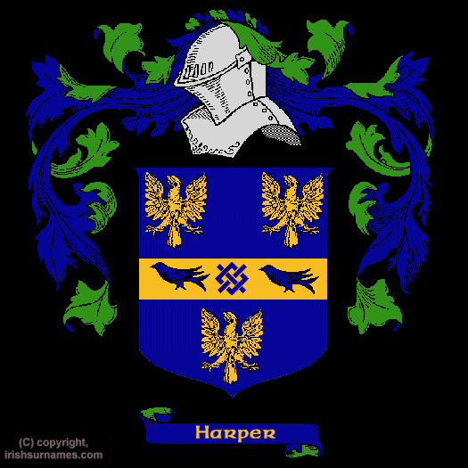 Harper Coat of Arms, Family Crest - Click here to view