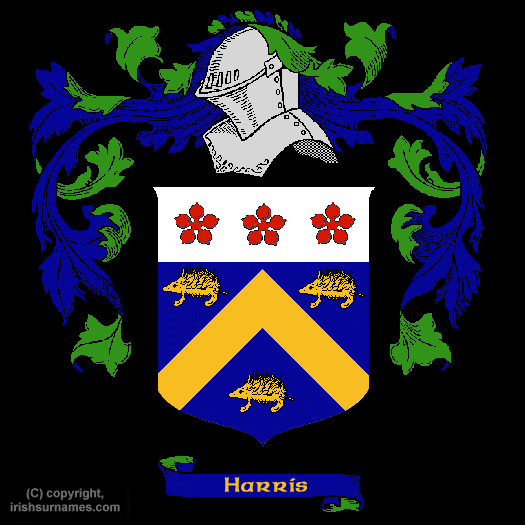 Harris Coat of Arms, Family Crest - Click here to view