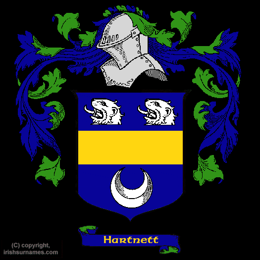 Hartnett Coat of Arms, Family Crest - Click here to view