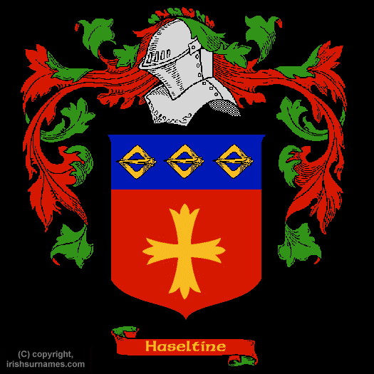 Haseltine Coat of Arms, Family Crest - Click here to view