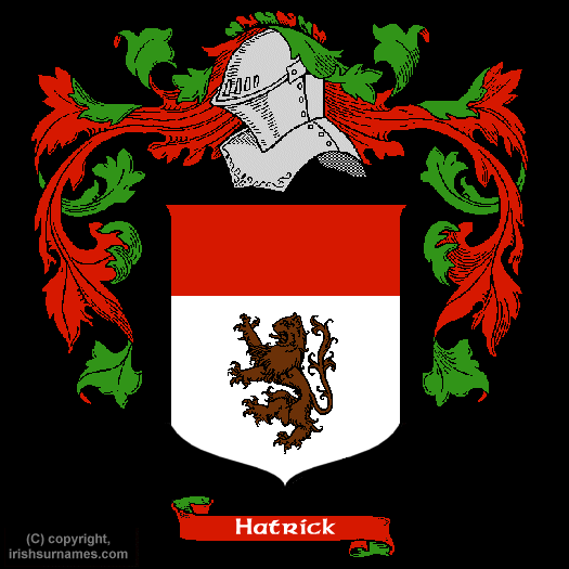 Hatrick Coat of Arms, Family Crest - Click here to view
