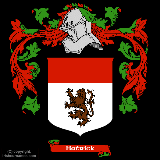 Hatrick Family Crest, Click Here to get Bargain Hatrick Coat of Arms Gifts