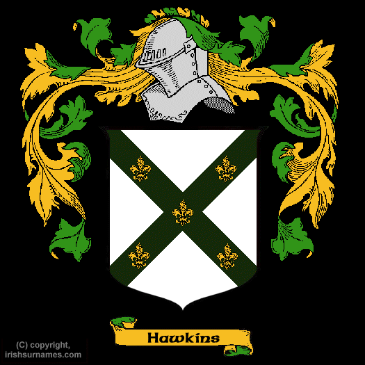 Hawkins Family Crest, Click Here to get Bargain Hawkins Coat of Arms Gifts