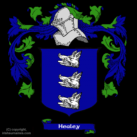 Healey Family Crest, Click Here to get Bargain Healey Coat of Arms Gifts