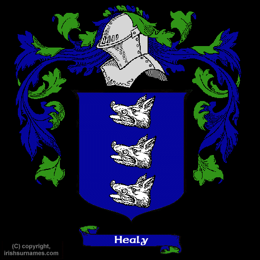 Healy Family Crest, Click Here to get Bargain Healy Coat of Arms Gifts