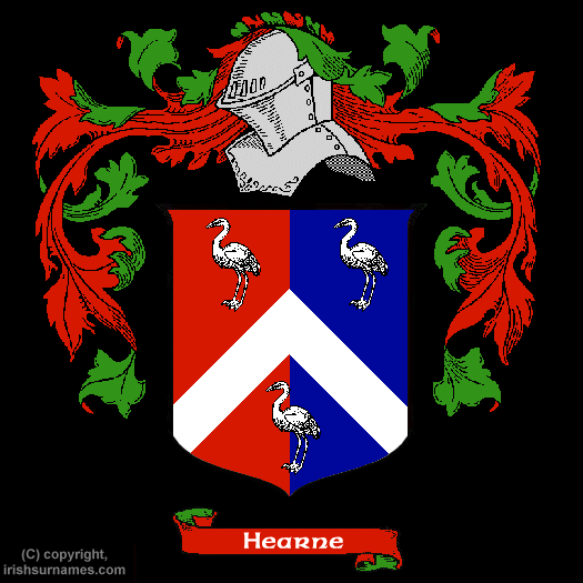 Hearne Coat of Arms, Family Crest - Click here to view