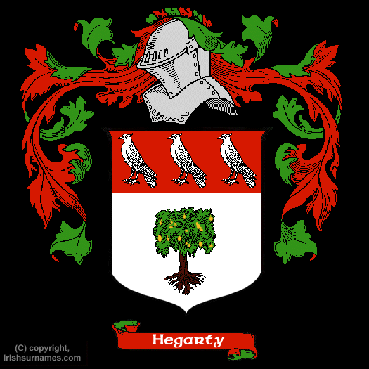 Hegarty Family Crest, Click Here to get Bargain Hegarty Coat of Arms Gifts