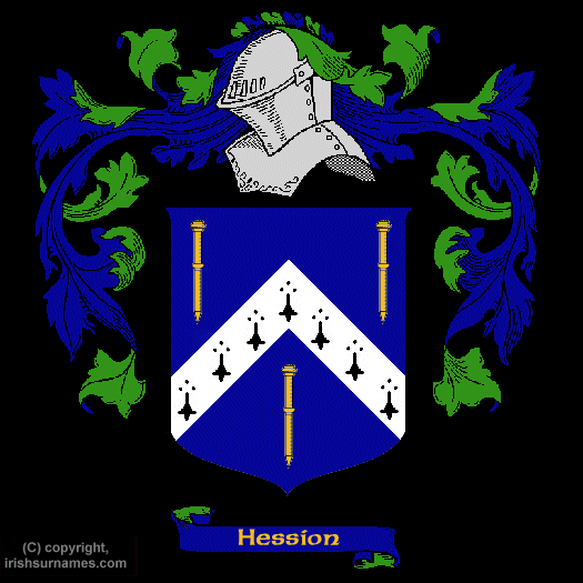 Hession Family Crest, Click Here to get Bargain Hession Coat of Arms Gifts