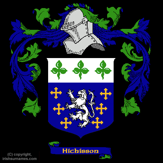 Hichisson Coat of Arms, Family Crest - Click here to view