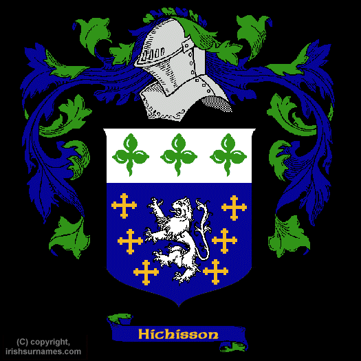 Hichisson Family Crest, Click Here to get Bargain Hichisson Coat of Arms Gifts