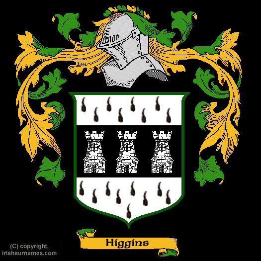 Higgins Family Crest, Click Here to get Bargain Higgins Coat of Arms Gifts