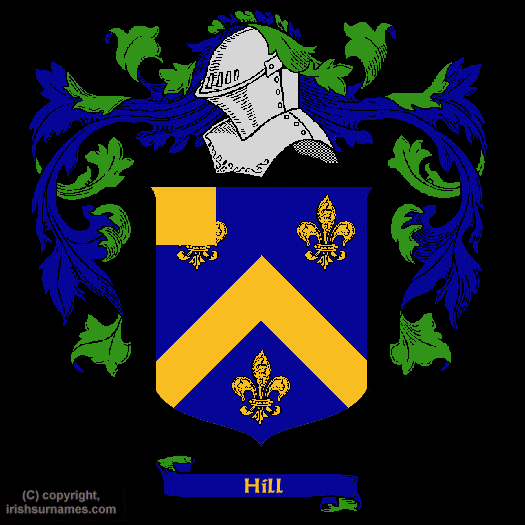 Hill Coat of Arms, Family Crest - Click here to view