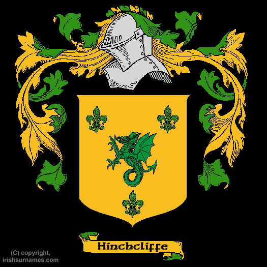Hinchcliffe Coat of Arms, Family Crest - Click here to view