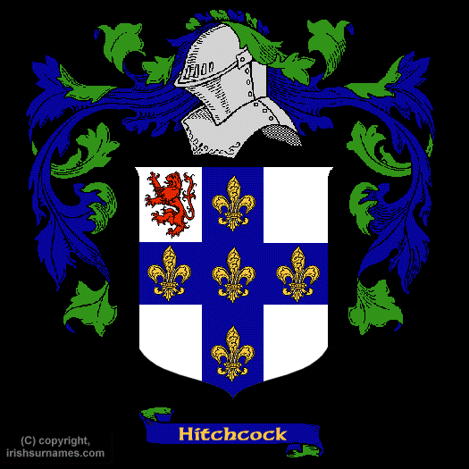 Hitchcock Coat of Arms, Family Crest - Click here to view