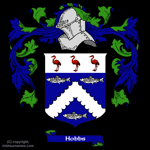 Hobbs Coat of Arms, Family Crest - Click here to view