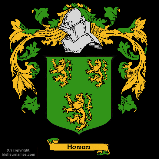 Horan Family Crest, Click Here to get Bargain Horan Coat of Arms Gifts