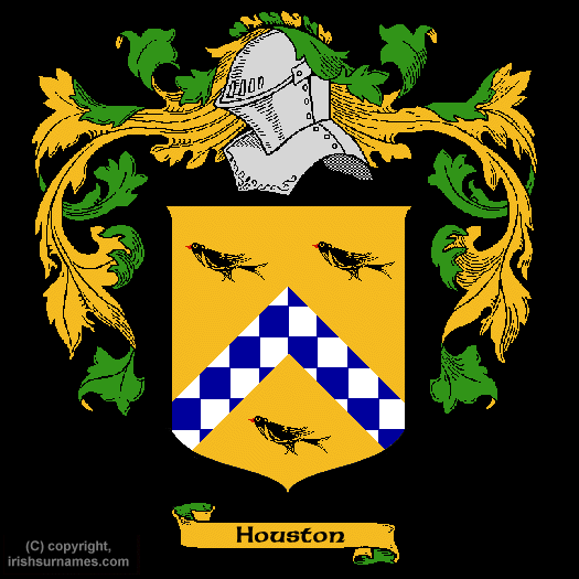 Houston Coat of Arms, Family Crest - Click here to view