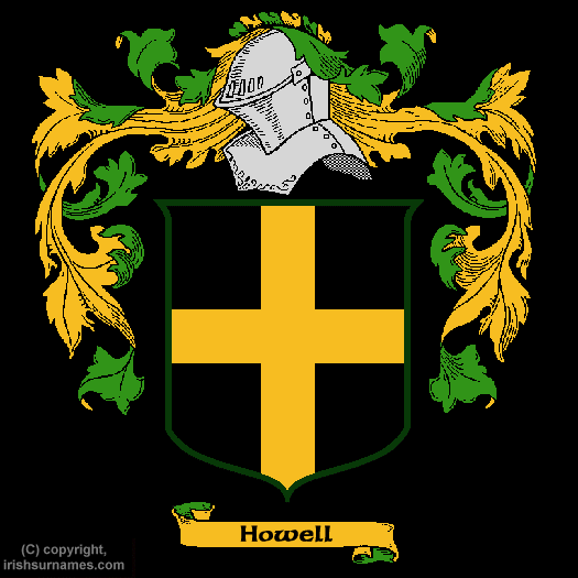 Howell Coat of Arms, Family Crest - Click here to view