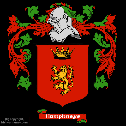 Humphreys Coat of Arms, Family Crest - Click here to view