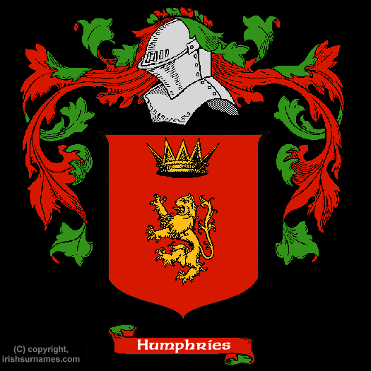 Humphries Coat of Arms, Family Crest - Click here to view