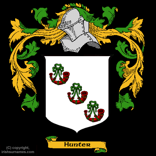 Hunter Family Crest, Click Here to get Bargain Hunter Coat of Arms Gifts