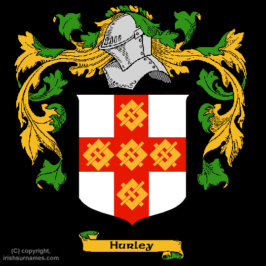 Hurley Coat of Arms, Family Crest - Click here to view