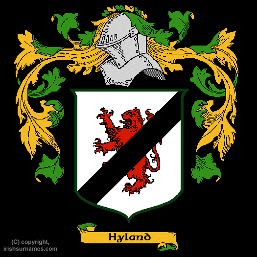 Hyland Coat of Arms, Family Crest - Click here to view