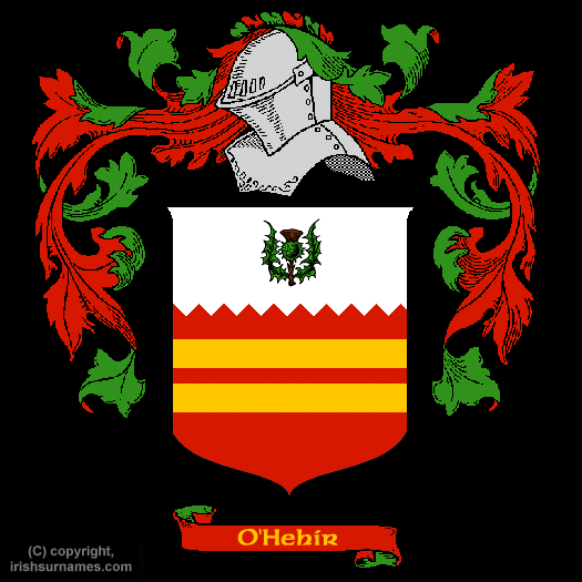 O'Hehir Family Crest, Click Here to get Bargain O'Hehir Coat of Arms Gifts