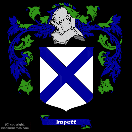 Impett Coat of Arms, Family Crest - Click here to view