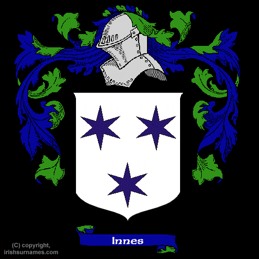 Innes Family Crest, Click Here to get Bargain Innes Coat of Arms Gifts