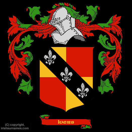 Ivers Family Crest, Click Here to get Bargain Ivers Coat of Arms Gifts