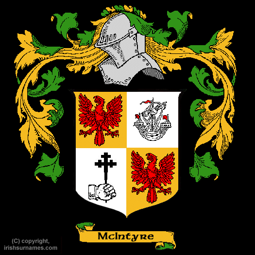 Mcintyre Family Crest, Click Here to get Bargain Mcintyre Coat of Arms Gifts