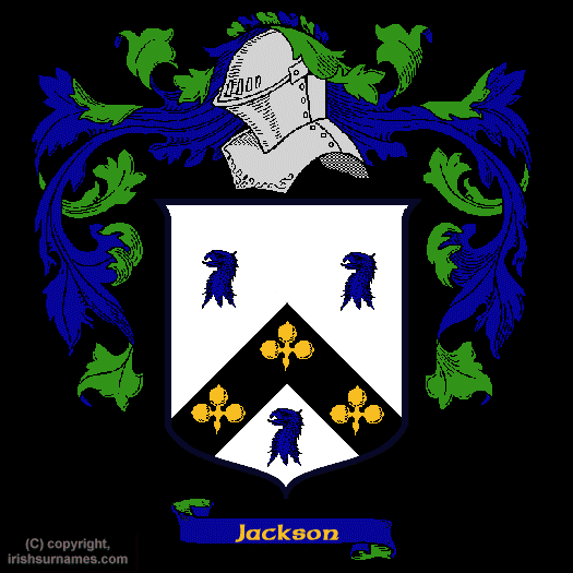 Jackson Coat of Arms, Family Crest - Click here to view