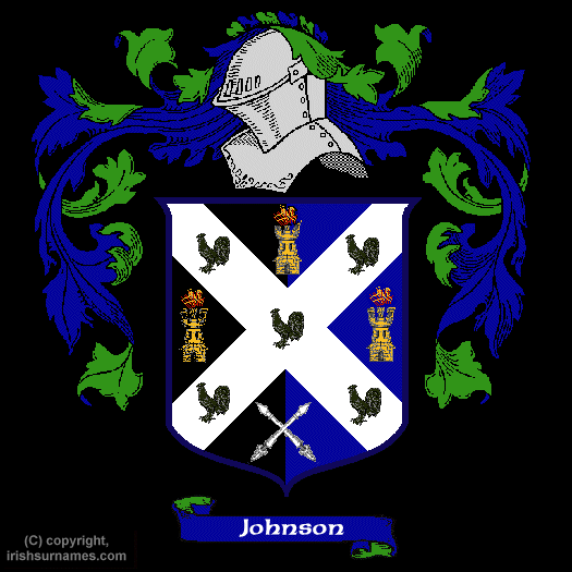 Johnson Family Crest, Click Here to get Bargain Johnson Coat of Arms Gifts