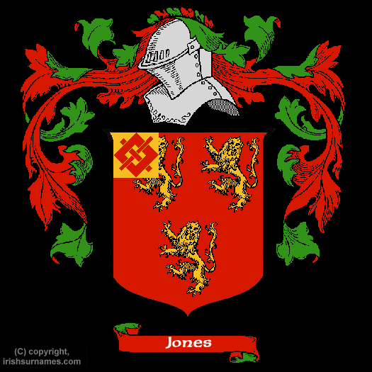 Jones / Coat of Arms, Family Crest - Click here to view