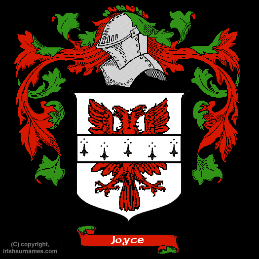 Joyce Coat of Arms, Family Crest - Click here to view