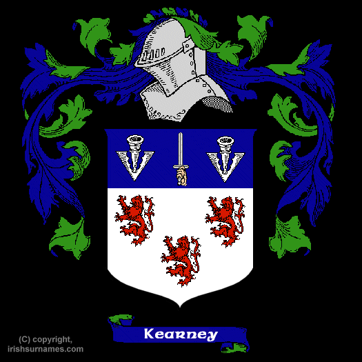 Kearney Coat of Arms, Family Crest - Click here to view