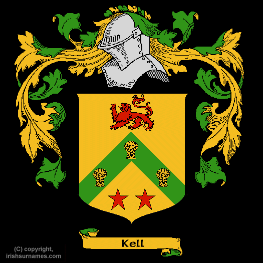 Kell Coat of Arms, Family Crest - Click here to view