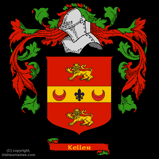 Keller Coat of Arms, Family Crest - Click here to view
