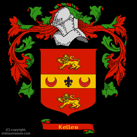 Keller Family Crest, Click Here to get Bargain Keller Coat of Arms Gifts