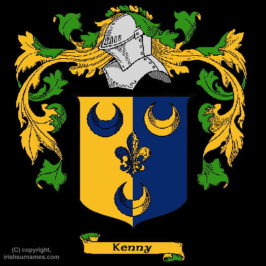 Kenny Coat of Arms, Family Crest - Click here to view